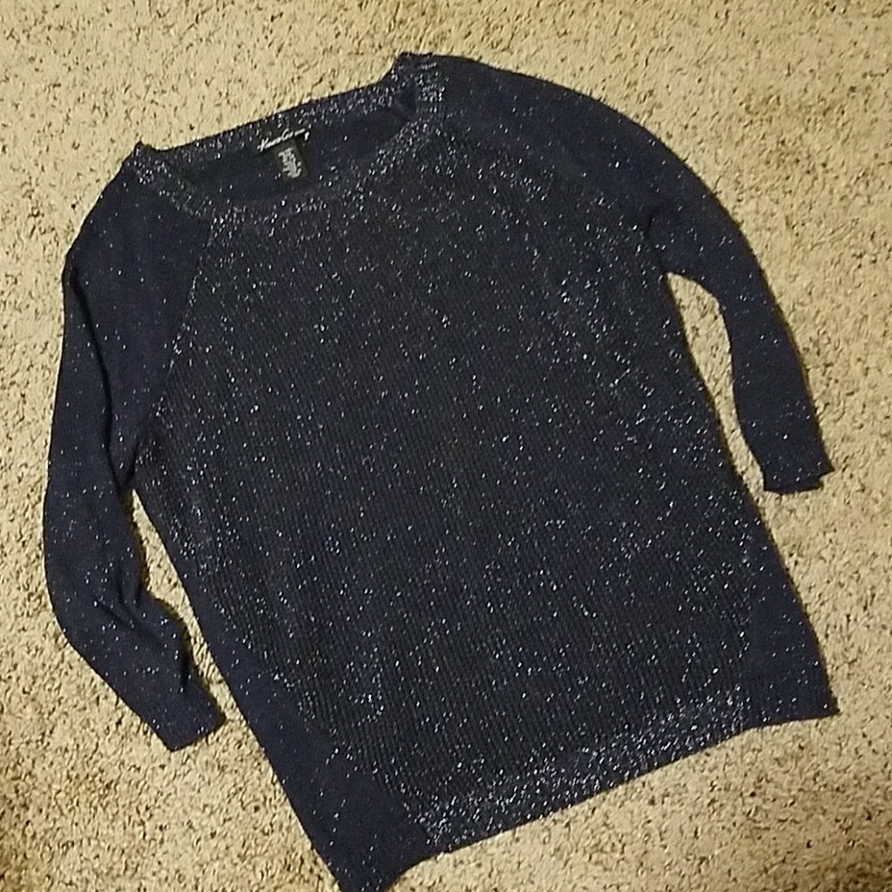 Kenneth Cole sparkle-thread sweater